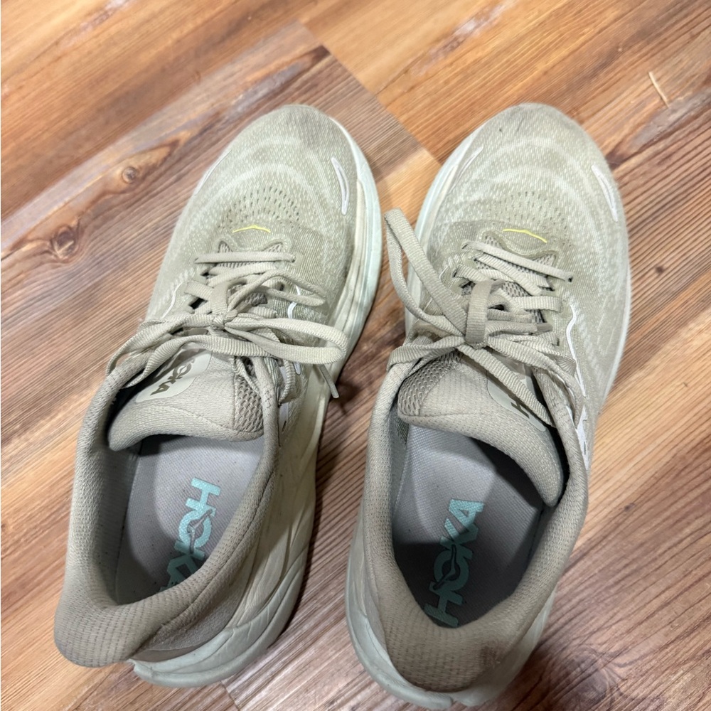 Hoka One One Women's Running Shoes in Light Taupe